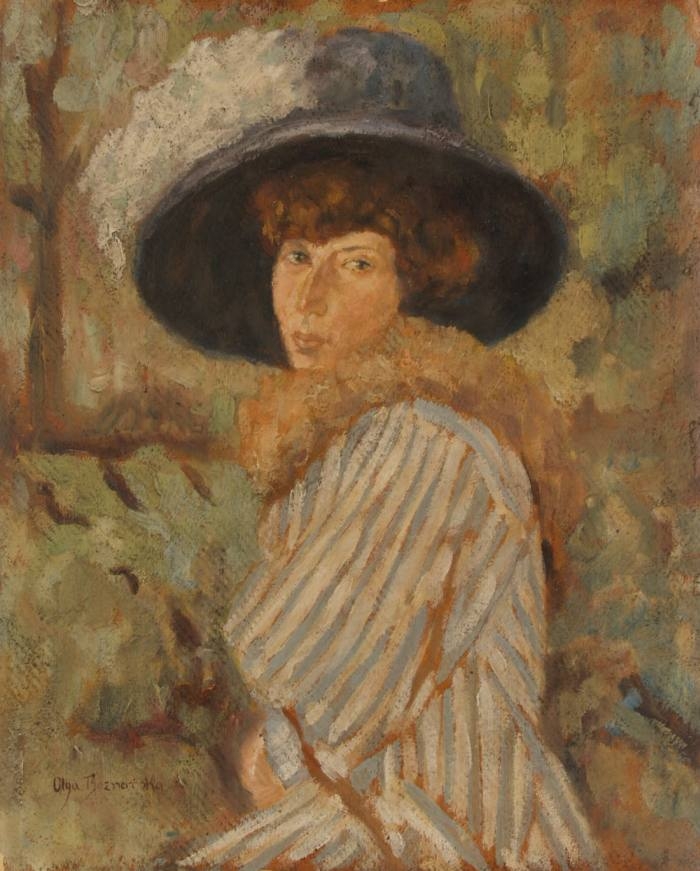 Portrait of Lady in Hat
