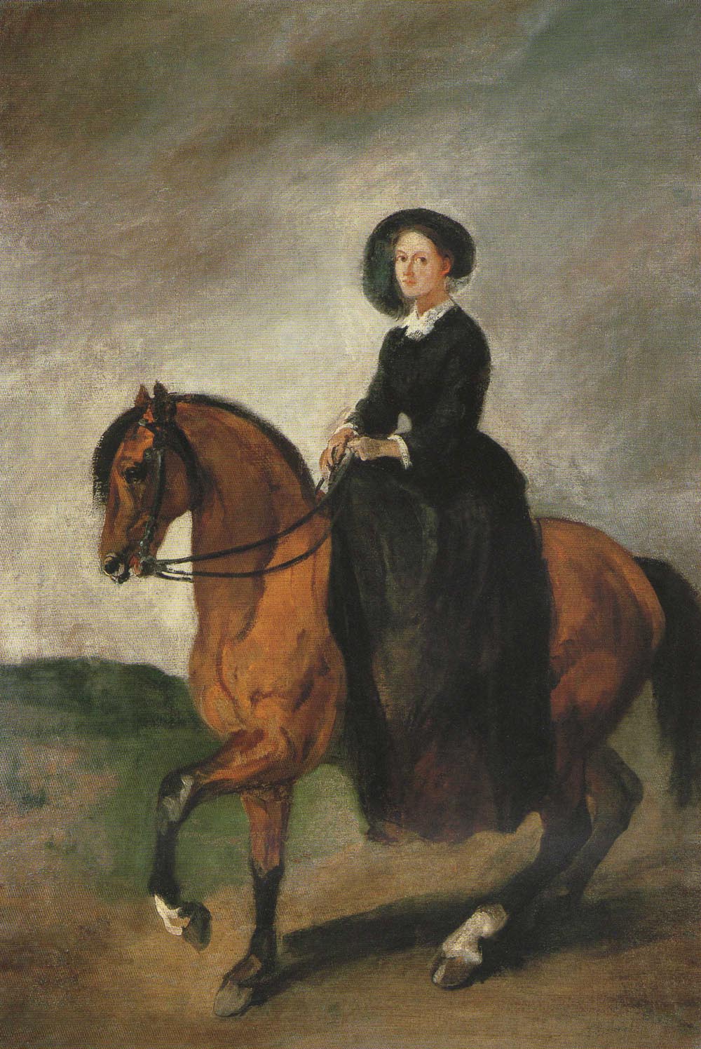 Portret crki artysty Celiny na koniu