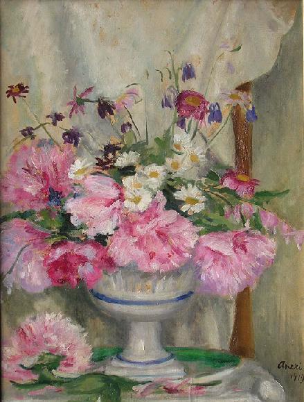 Peonies and Wild Flowers