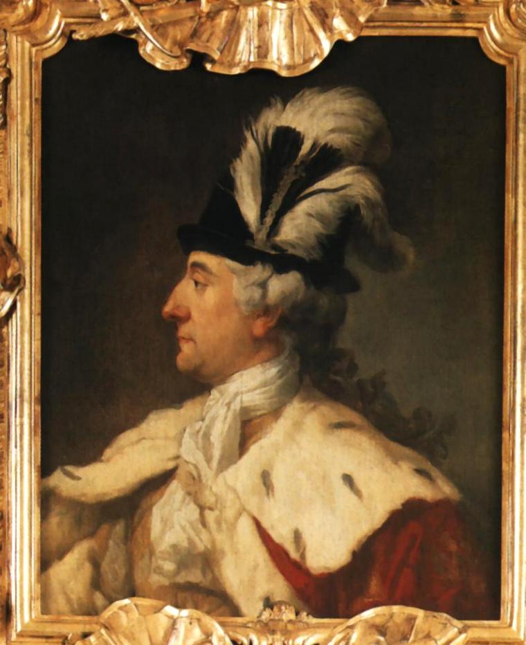 Portrait of King Stanislaus Augustus in a Plumed Hat