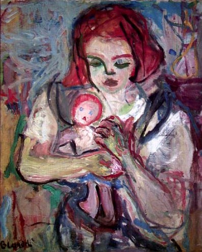 Helenka (Artist's Daughter) with a Doll