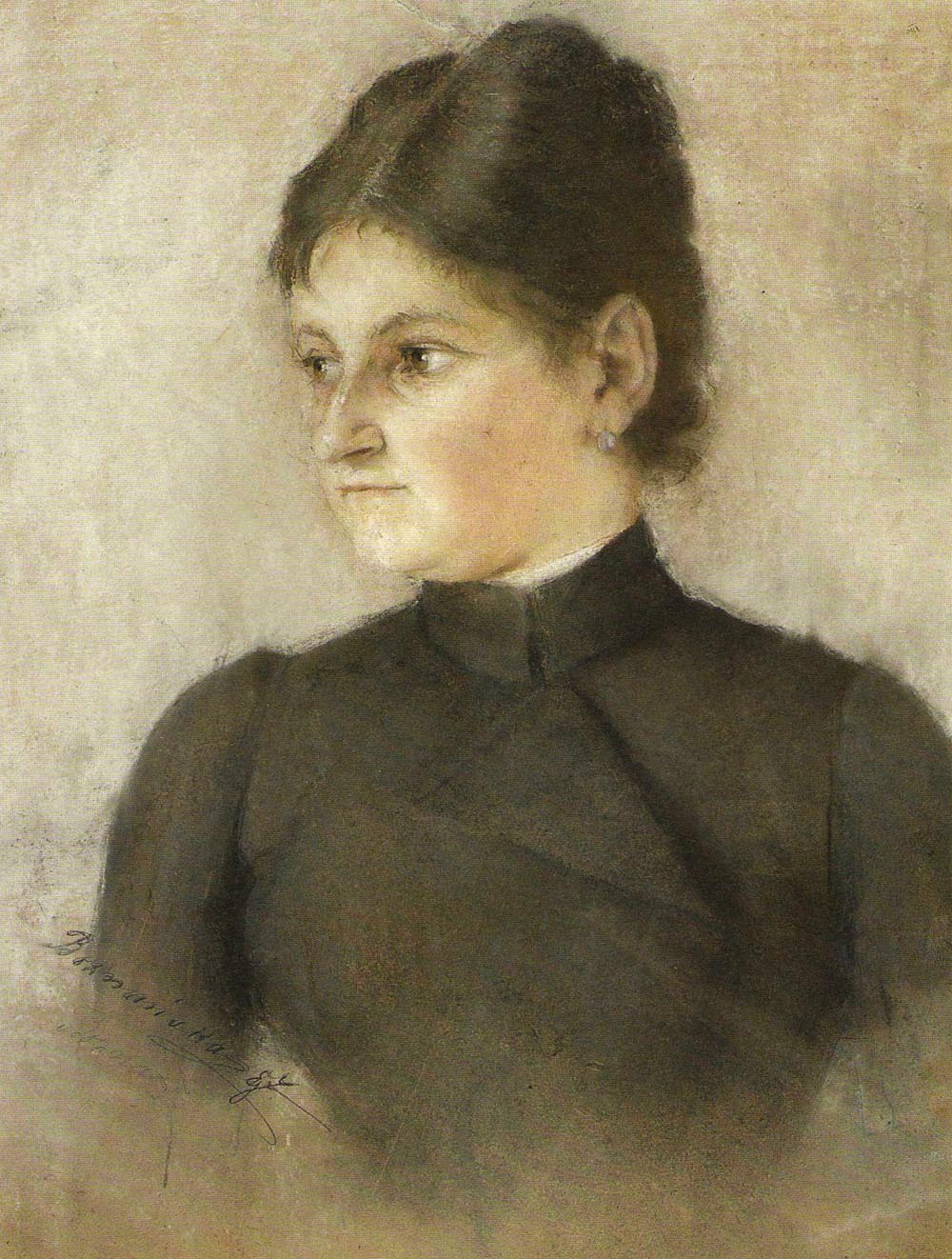Portrait of Iza Boznanska, the Artist's Sister