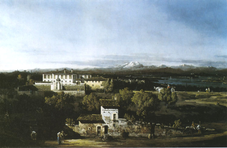 View with the Villa Melzi d'Eril