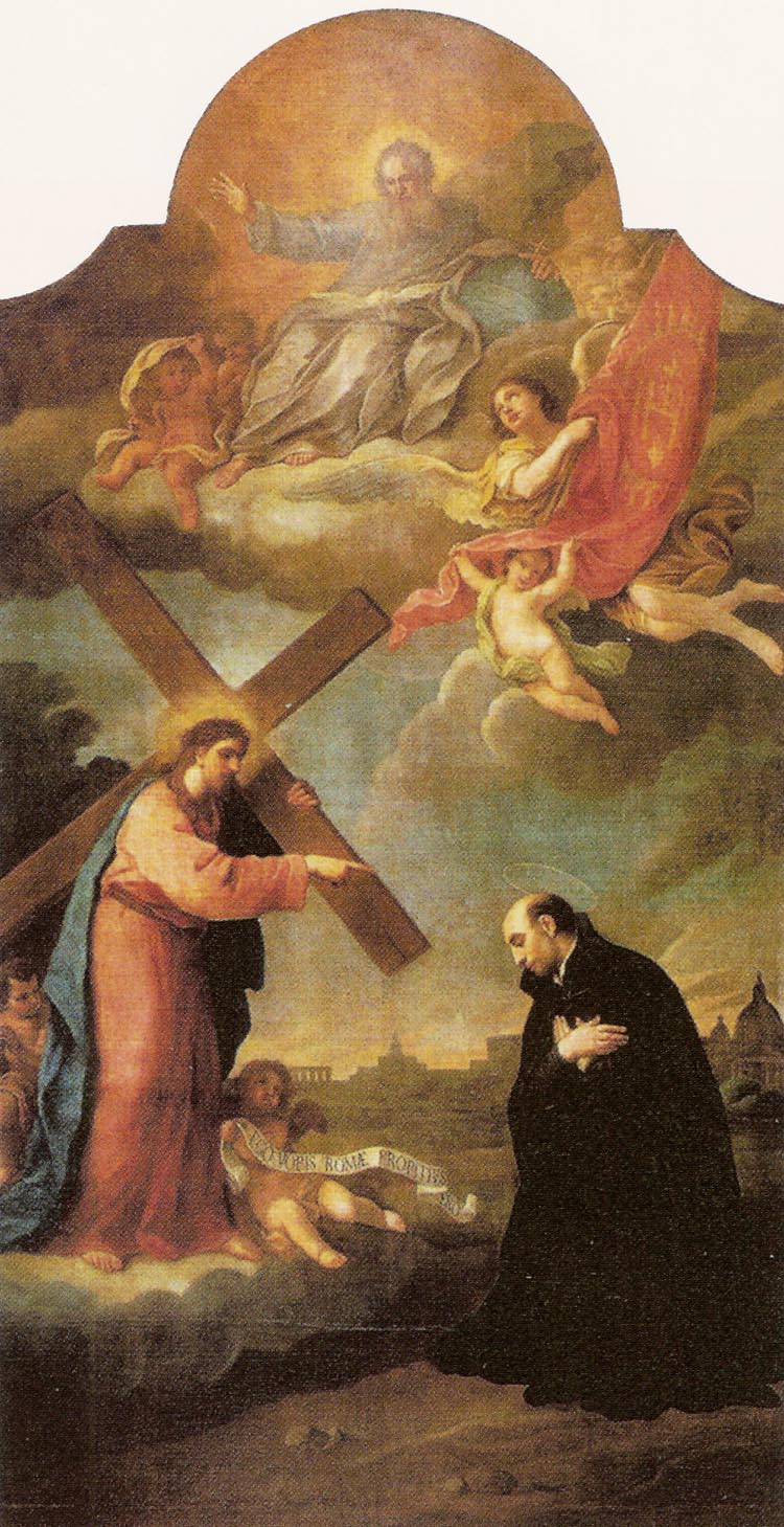 Christ Carrying the Cross Appearing to St Ignatius of Loyola