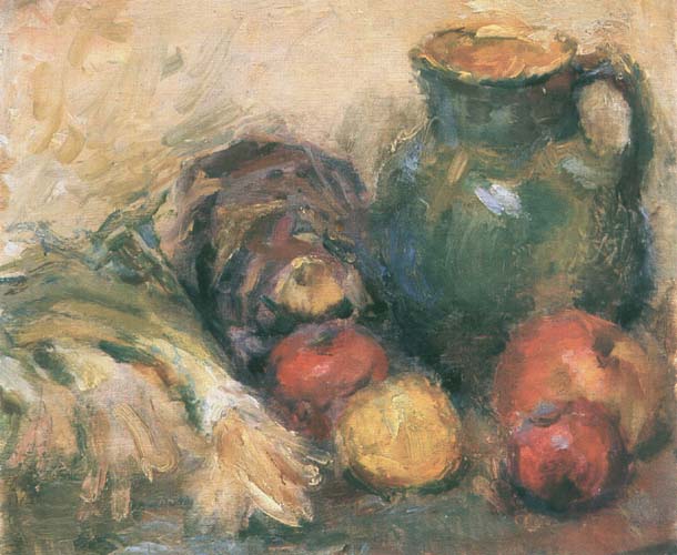 Still Life with Apples and a Jug