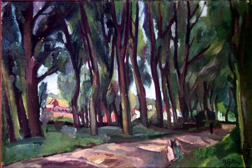 Landscape with Wayside Trees