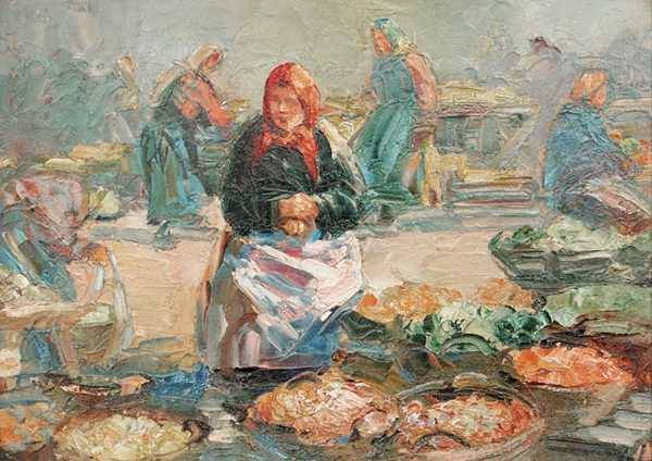 Tradeswomen in a Market