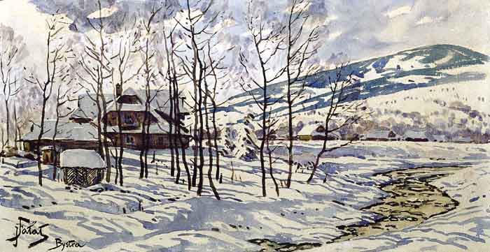 Winter Landscape. Bystra