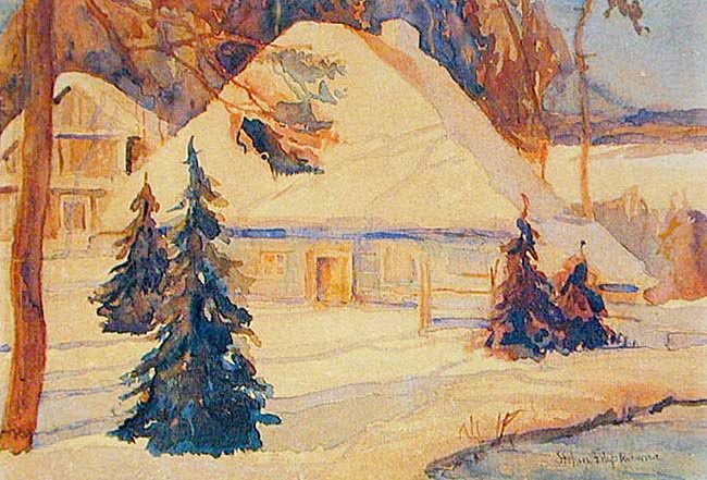 Cottages in Winter
