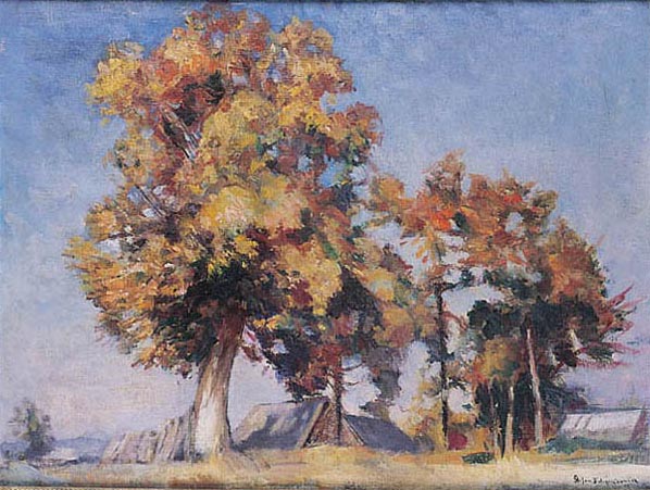 Lime-Trees in Autumn