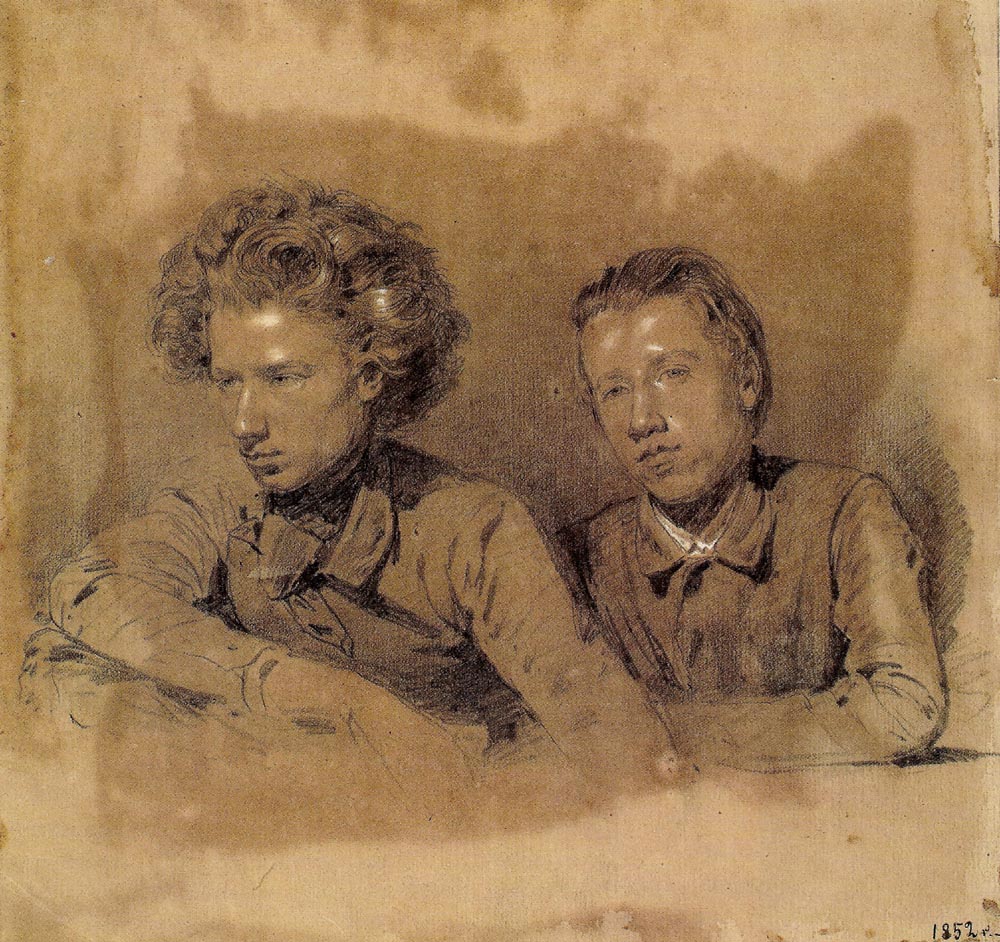 Portrait of Zygmunt Kislanski and Marcin Olszynski