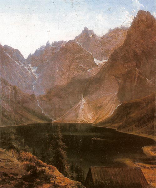 Lake Morskie Oko in the Tatra Mountains