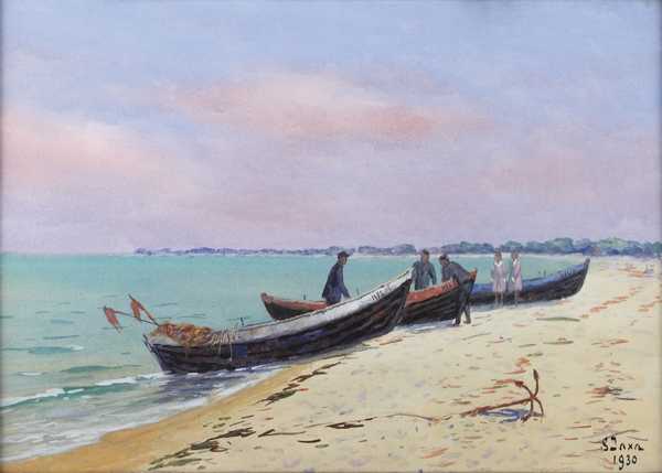Fishermen's Boats at Hel Beach