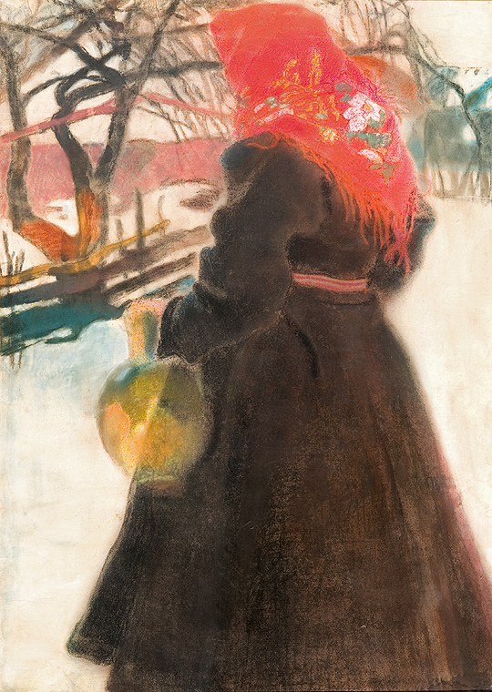 Girl in a Red Headscarf