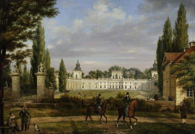 View of Wilanow Palace