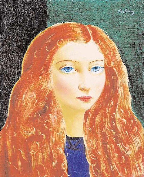 Red-Haired Girl with Blue Eyes (Rousse aux yeux bleus)