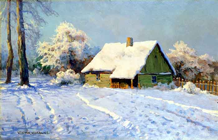 Cottage in Snow