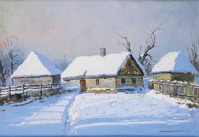 Cottages in Snow