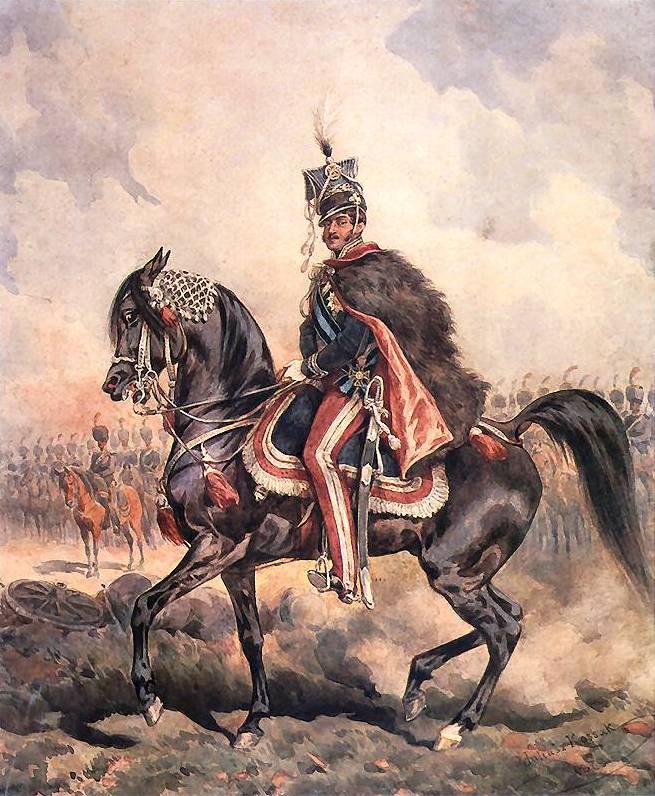 Portrait of Prince Jozef on Horseback
