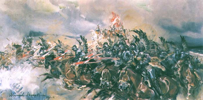 Charge of the Winged Hussars at the Battle of Kircholm