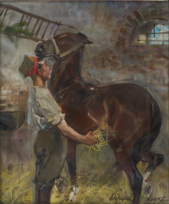 Uhlan with a Horse