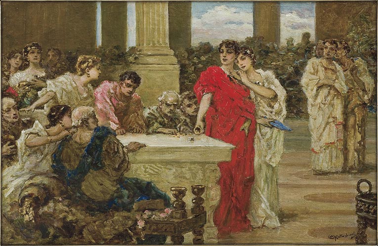 Gra w koci w dawnym Rzymie