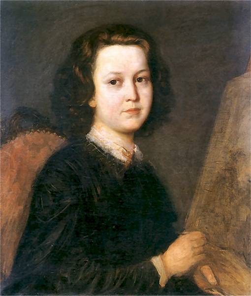 Portret malarki Jzefiny Geppert
