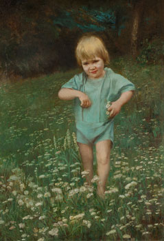 Dziecko wrd kwiatw