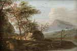 Waterfront Landscape with a Boat and Figures