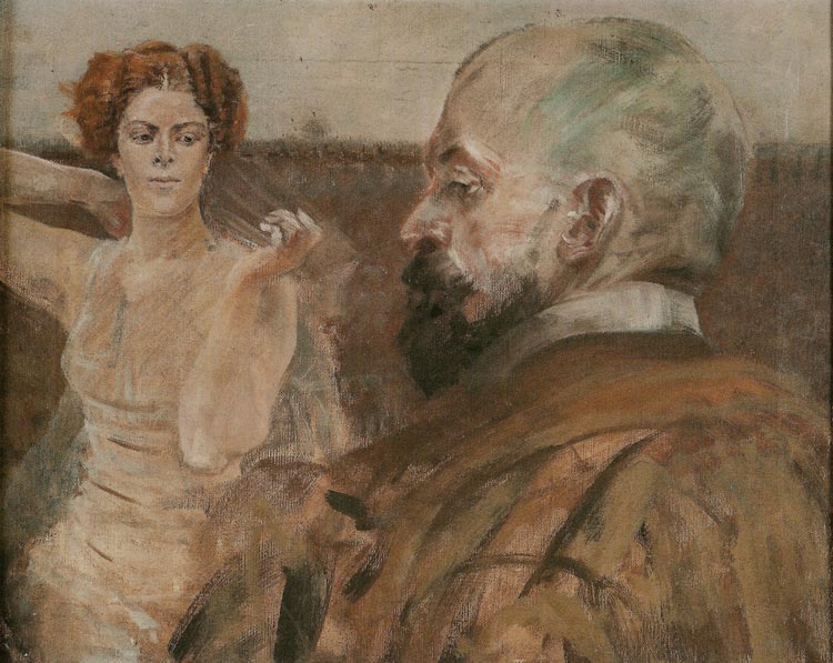 Self-Portrait with a Woman