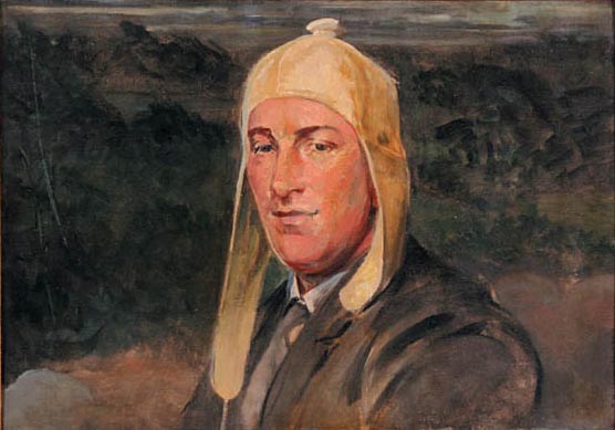 Portrait of His Son Rafal in a Cycling Cap