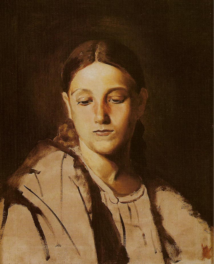 Portrait study for Our Lady