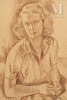 Portret siedzcej kobiety