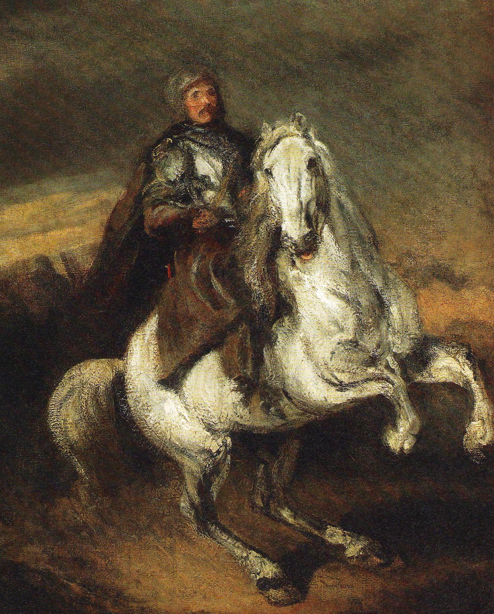 Rider on a Grey Horse