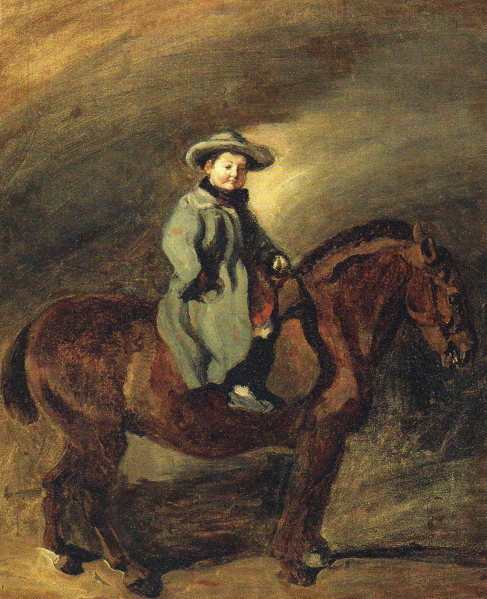 Artist's Son on a Donkey
