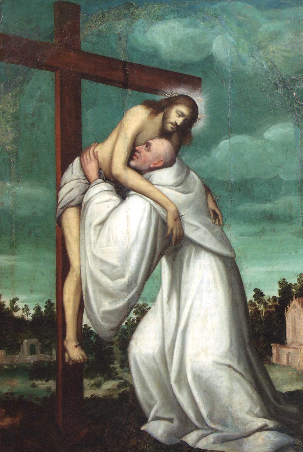 Christ Embraces St. Bernard of Clairvaux