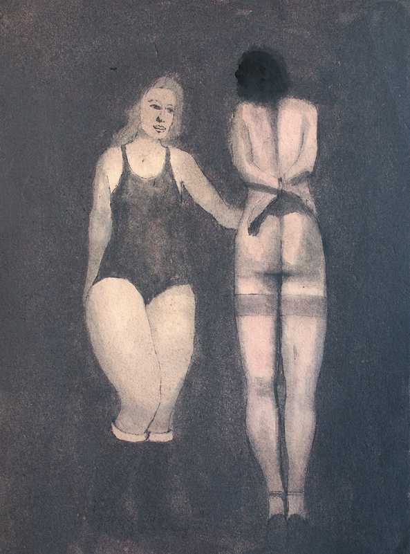 Two Woman Figures