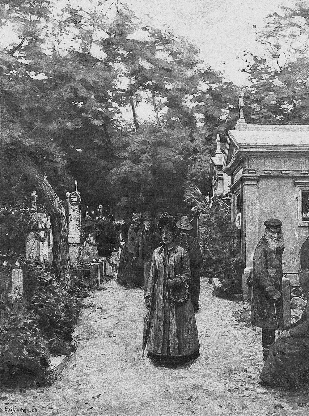 All Souls' Day at Powzki Cemetery in Warsaw