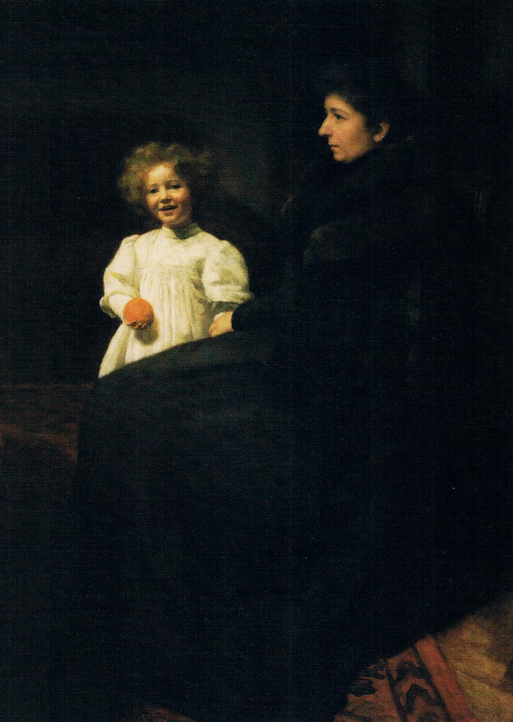 Portret pani Oderfeldowej z crk (Dama z dzieckiem)