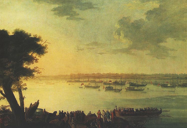 Departure of Catherine the Second from Kaniow in 1787