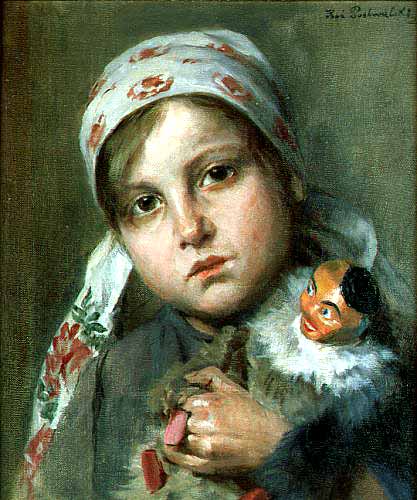 Girl with a Puppet