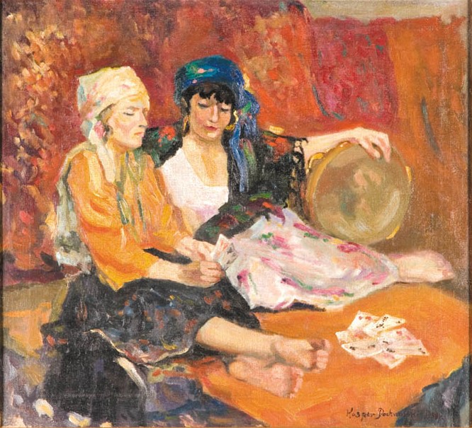 Gypsy Women Telling Fortunes by Cards