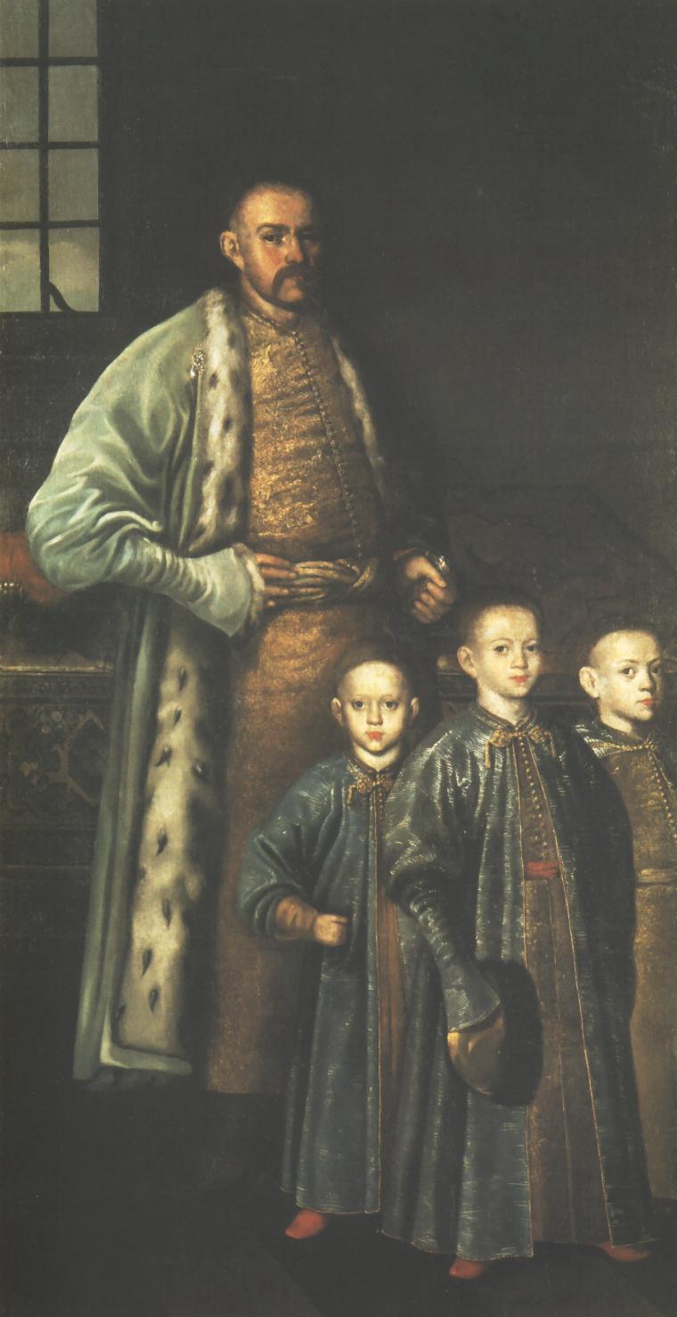 Portrait of Zbigniew Ossolinski and his Sons
