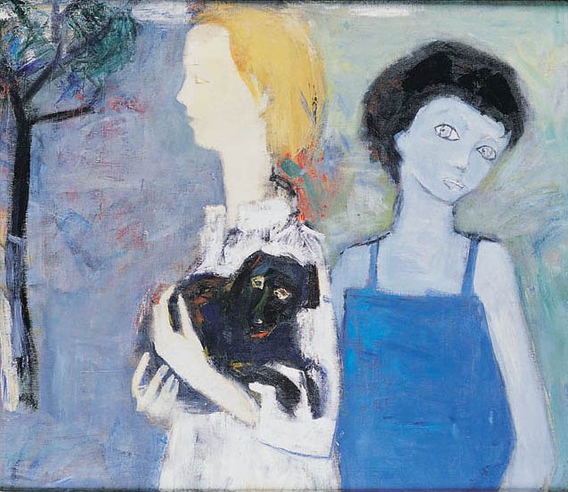 Portrait of Two Women (Artist's Wife Doreen Heaton-Potworowska and Teresa Pagowska)