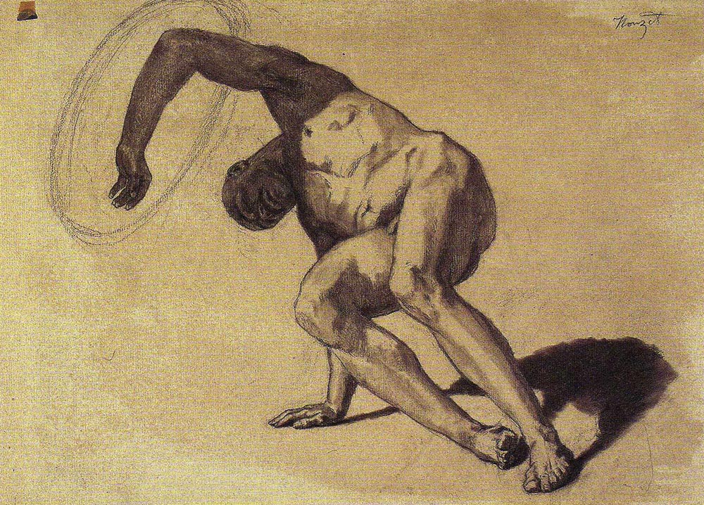 Study of the Wounded Turk