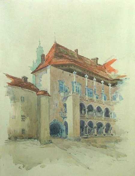 Fragment of Wawel Royal Castle