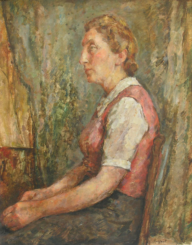 Woman in Profile