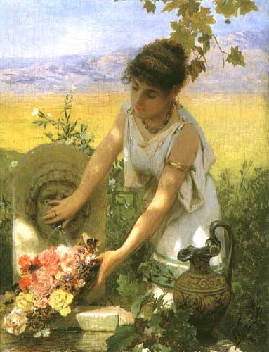 Girl at the Spring