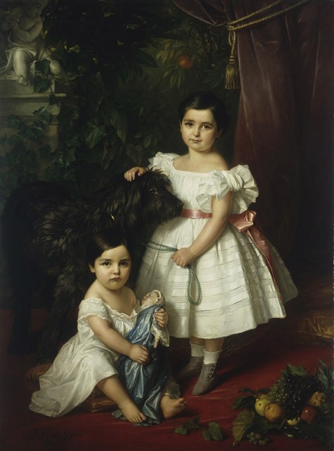 Portret Marii Ry i Ry Marii Karoliny Kronenberg z psem