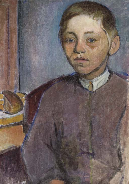 Breton Boy with Bread (Ludwig Koscielniak)